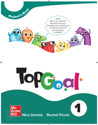غلاف كتاب Top Goal 1 — الرابع الابتدائي طبعة 1448