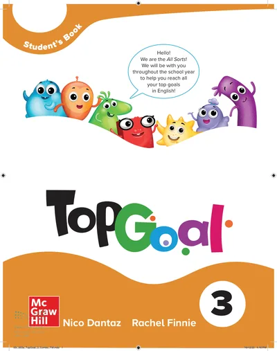 غلاف كتاب Top Goal 3 — السادس الابتدائي طبعة 1448